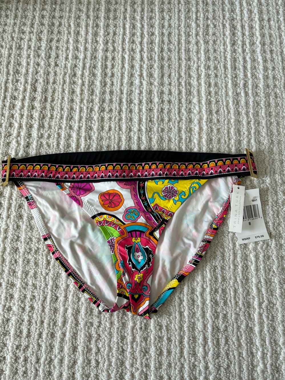 Trina Turk Vibrant Paisley Bikini Bottom